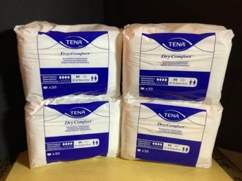 4 New Packages Tena Protective Underware Medium