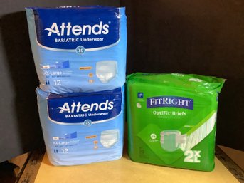 3 New Packages Protective Underware  2XL