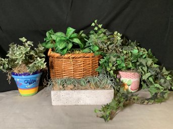 Lots Of Variety With Home Decorator Artificial Plants & Planters