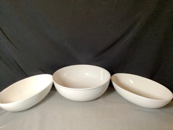 Phone Group Of 3 Modern Serving Bowls- Very Large