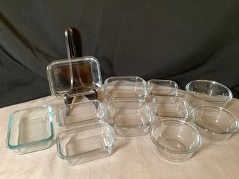 Clear Buffet Serving Pieces 11 Pieces