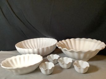 Ceramic Table Ware Serving Pieces Group Of 7