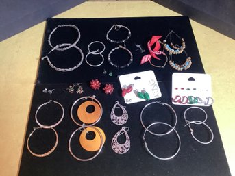 Group Of Costume Earrings