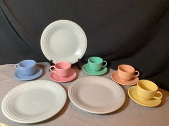 Fiesta Ware By Homer Laughlin, USA,Dishes, Cups, Saucers
