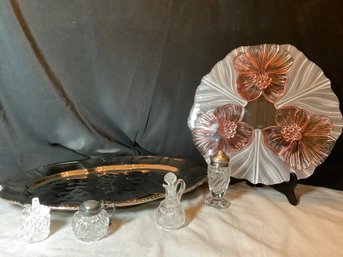 Dinner Table Helpers W/ Mikasa Hibiscus Platter & More-Nice Group