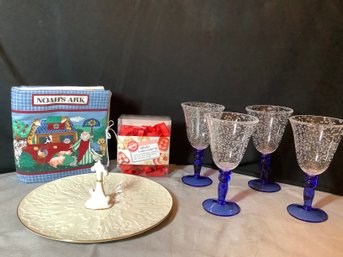 Goblets, Tray, Cookie Cutters And More