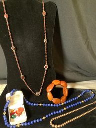 Beaded Necklaces, Loose Stones, Bracelet-Attractive Group