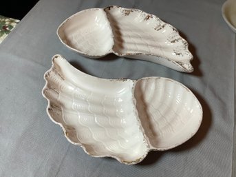 Vintage Made In California Angel Wing Chip Dishes