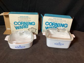 Vintage New Corning Ware Blue Cornflower Lot 1