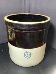 Antique 6 Gallon Stoneware Crock
