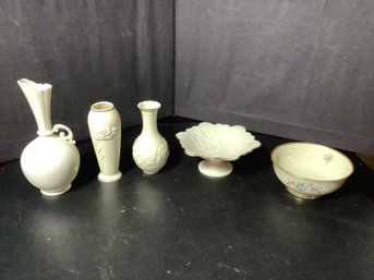 Vintage Lenox Bud Vases And Candy Dishes