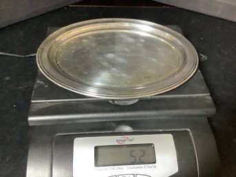 Vintage TS Co  Sterling Silver Serving Plate