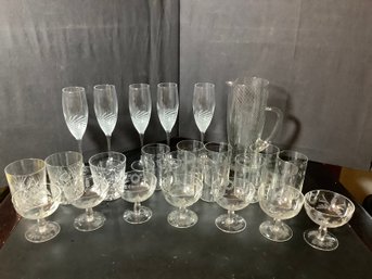 Assorted Glass Barware