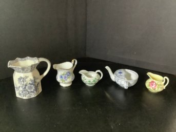 5 Vintage Creamers