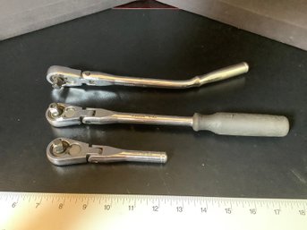 3 Craftsman  3/8 Drive Flex Head Ratchet