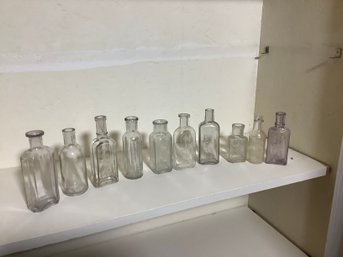 Antique Glass  Bottle Collection  Lot 2