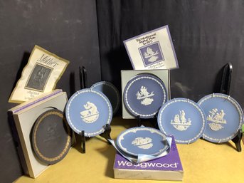 Vintage Wedgwood Mothers Day Collector Plates Incl. Black Basalt & Portland Blue