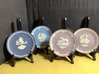 Wedgwood Jasper Ware In Lilac,  Portland Blue & More