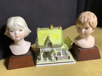 Coalport-The Masters House & Boy & Girl Youth A Limited Edition By Francis Hook