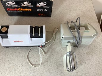 Electric Beater And Knife Sharpener