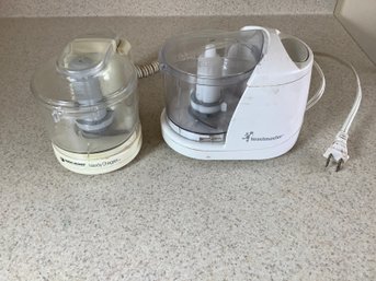 2 Electric Mini Choppers