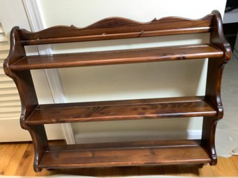 Ethan Allan Decorator Plate  Display Shelf