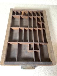 Antique Printers Tray