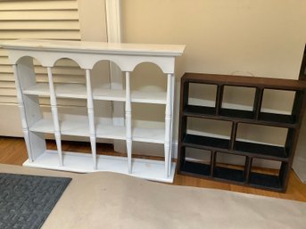(2)Display Knick Knack Shelves -Modern & Traditional