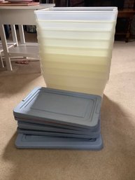 9 Rubbermaid Storage  Containers With Lids