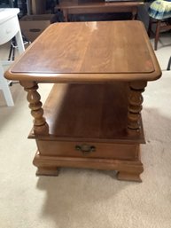 Ethan Allan Wood Side Table