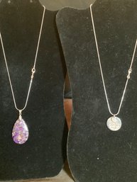 New 925 Chains  With Pendants -see Description