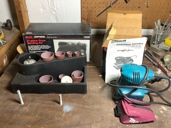 Drum Sanding Kit And Mikita Finishing Sander