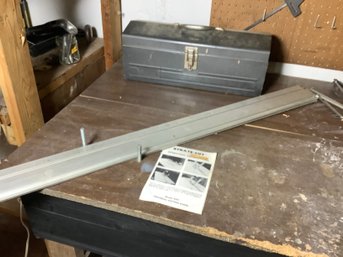 Strate-Cut Guide And Metal Toolbox