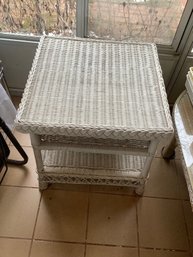 Wicker Rattan Table