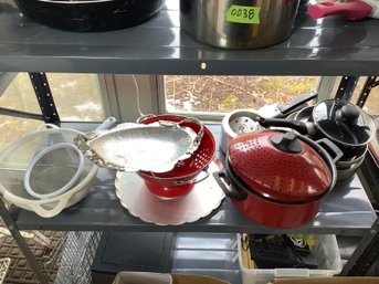 Cookware Shelf Lot