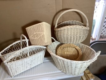 Group Of Wicker Baskets