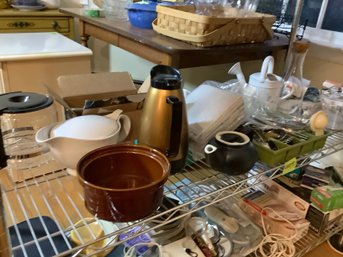 Shelf Lot Of Cookware