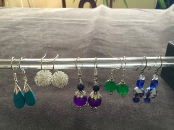 New-5 Pair Of 925 Earrings New!
