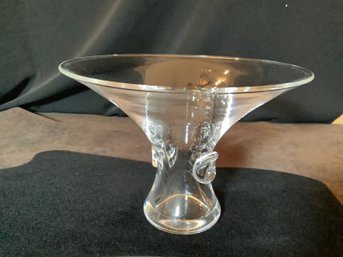 Stunning  Steuben Trumpet Glass Vase Made In The USA-Art Glass