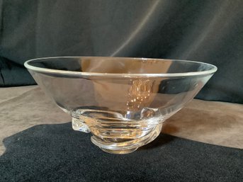 Steuben Art Glass Bowl Designed By D. Hills