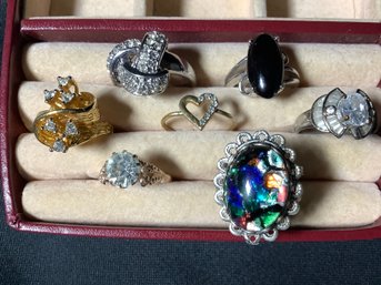 Group Of Costume Jewelry Rings