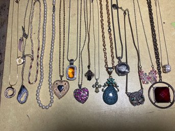 Big Necklace & Pendant Group 15 Pcs.