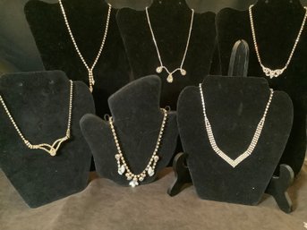 Evening Bling Necklaces- Costume Jewelry