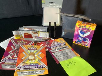 Pokemon Cards, Training Guides, New-Sleeve Holders,  New-Deck Box