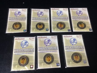 7 NY Post Yankees The Immortals 2005 Medallion Collection