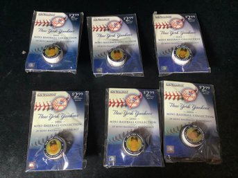 6 NY Post Yankees 2006 Mini Baseball Collection Lot 1