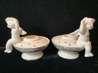 Vintage Holt Howard Collectible Candle Holders