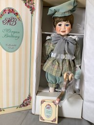 Limited Edition 21 Porcelain Doll -New In Box W/ COA & Tag Christopher