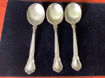 Gorham Sterling Silver 3 Chantilly Spoons