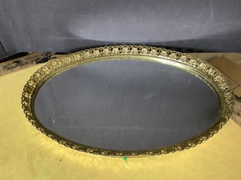 Vintage Mirrored  Vanity Tray